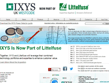 Tablet Screenshot of ixysuk.com
